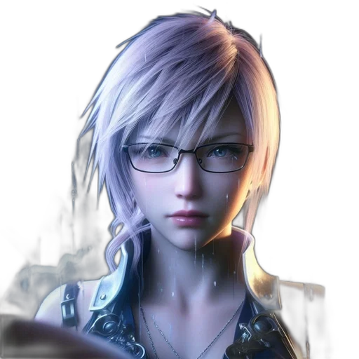 face, staff, concept art, photorealistic transparent PNG cut-out