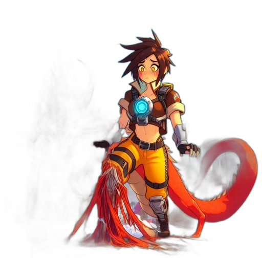 dragon, staff, concept art, fantasy art transparent PNG cut-out