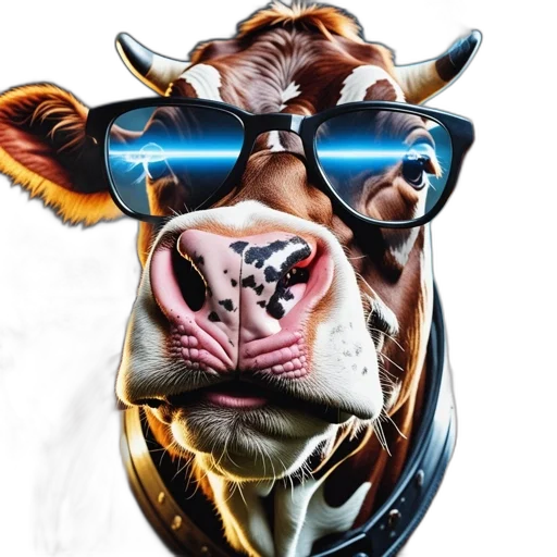 mask, animal, concept art, photorealistic transparent PNG cut-out