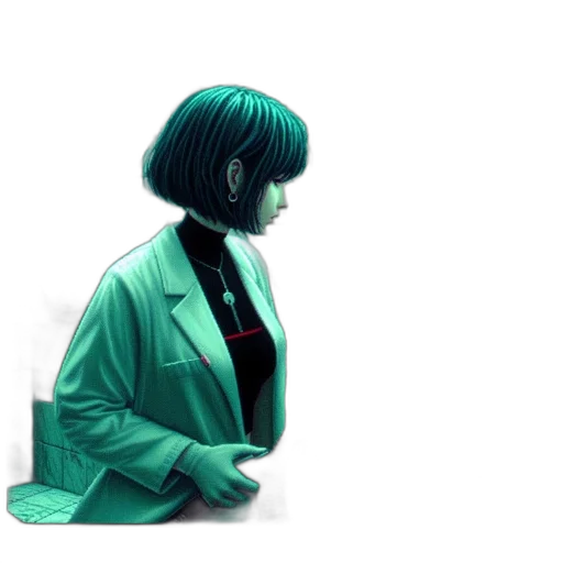 jacket, robot, dress, staff transparent PNG cut-out