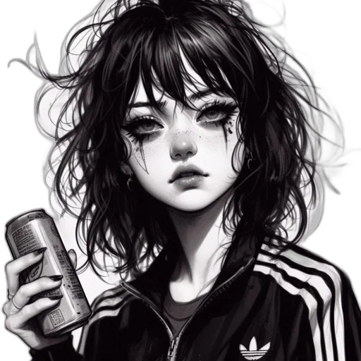 jacket, face, hair, mask transparent PNG cut-out