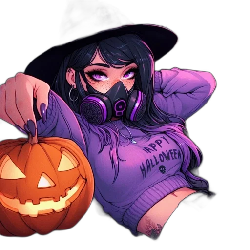 mask, concept art, pixel art, comic book art transparent PNG cut-out