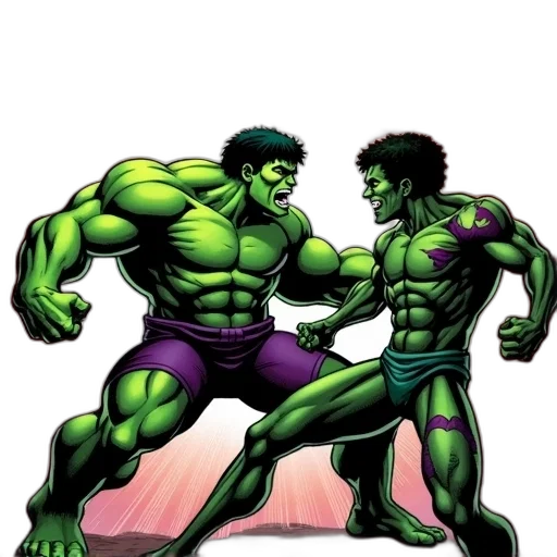 comic book art, concept art, green, comic transparent PNG cut-out