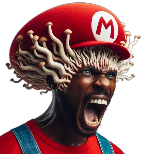 hat, hair, creature, mask transparent PNG cut-out