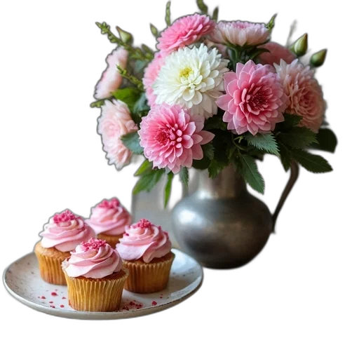 food, photorealistic, 3d render, pastel transparent PNG cut-out