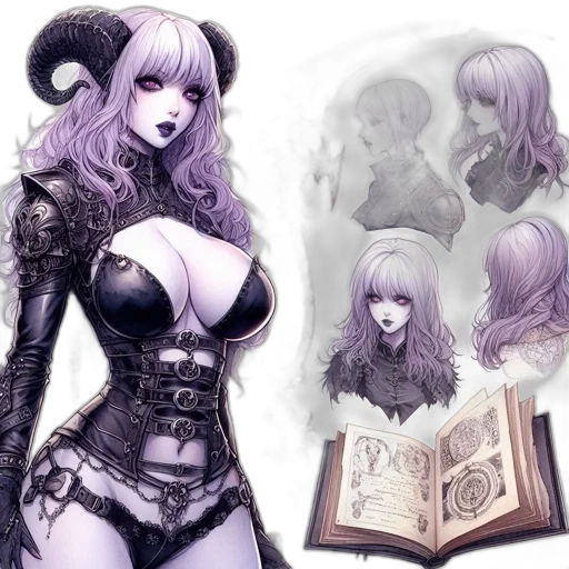 fantasy art, concept art, comic book art, anime transparent PNG cut-out
