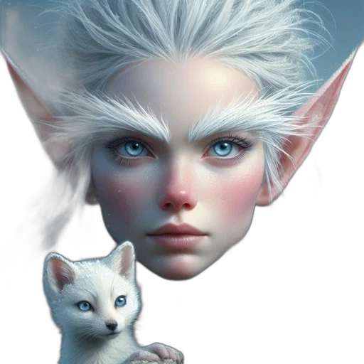 face, dragon, creature, staff transparent PNG cut-out