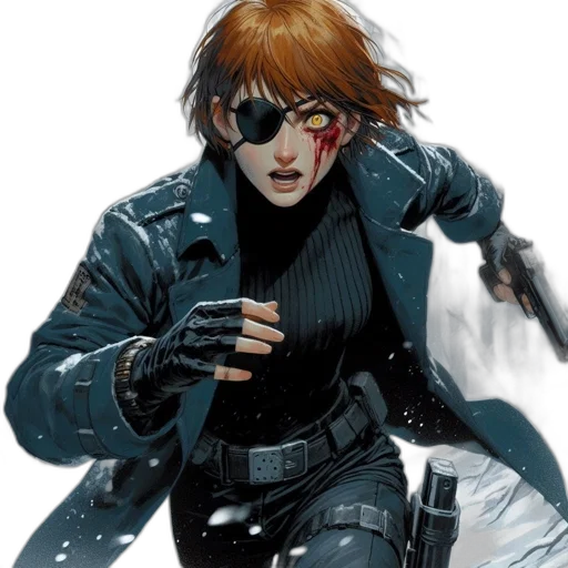 jacket, comic book art, cyberpunk, concept art transparent PNG cut-out