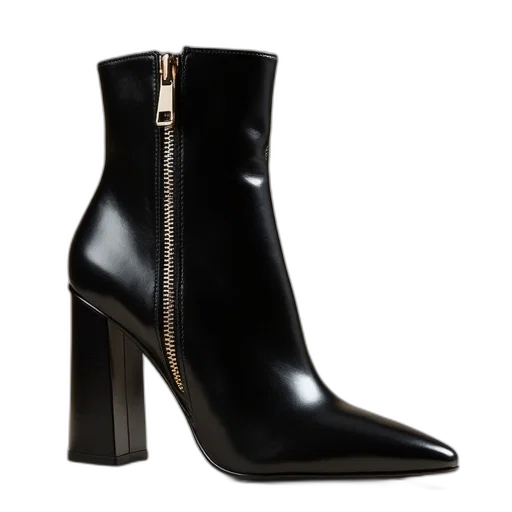 shoes, side, zipper, ankle transparent PNG cut-out