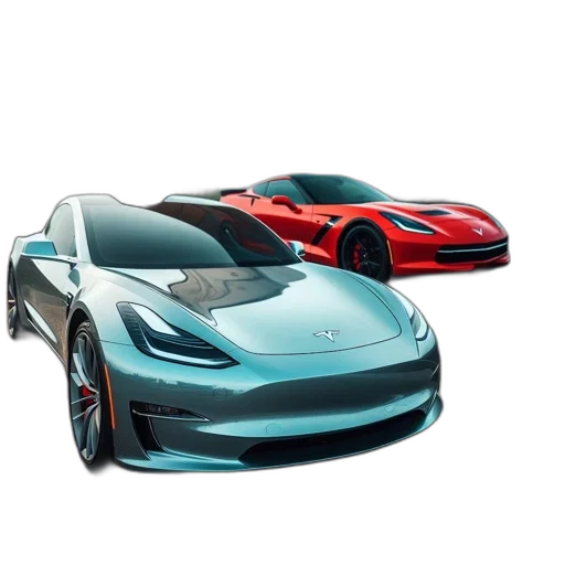 car, 3d render, concept art, photorealistic transparent PNG cut-out