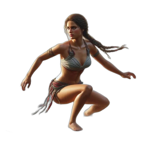 creature, concept art, fantasy art, 3d render transparent PNG cut-out