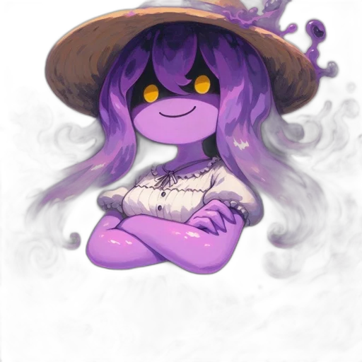hat, mask, staff, creature transparent PNG cut-out