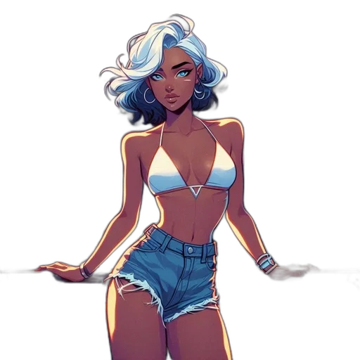 dress, jacket, concept art, comic book art transparent PNG cut-out