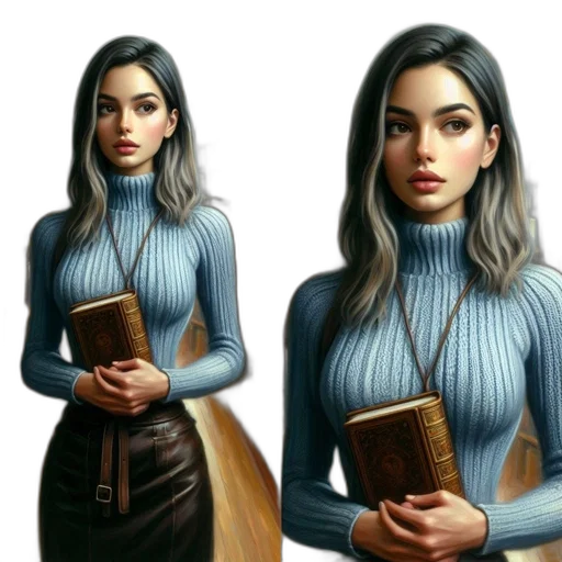 dress, jacket, fantasy art, concept art transparent PNG cut-out