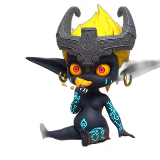 staff, weapon, concept art, 3d render transparent PNG cut-out