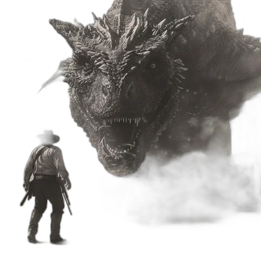 dragon, creature, animal, weapon transparent PNG cut-out