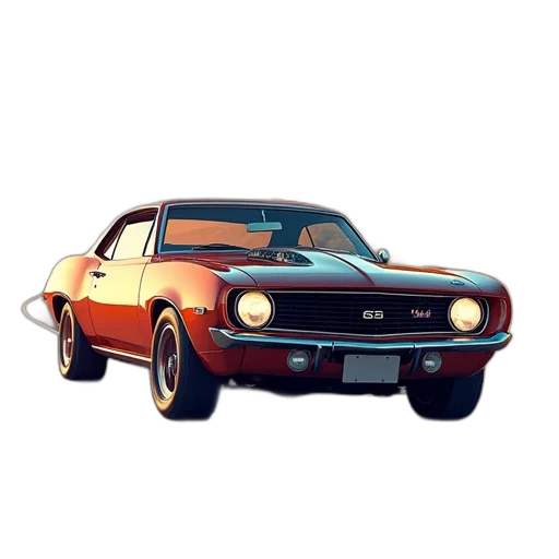 car, photorealistic, 3d render, concept art transparent PNG cut-out