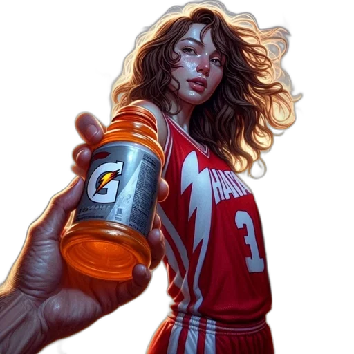 comic book art, concept art, fantasy art, photorealistic transparent PNG cut-out