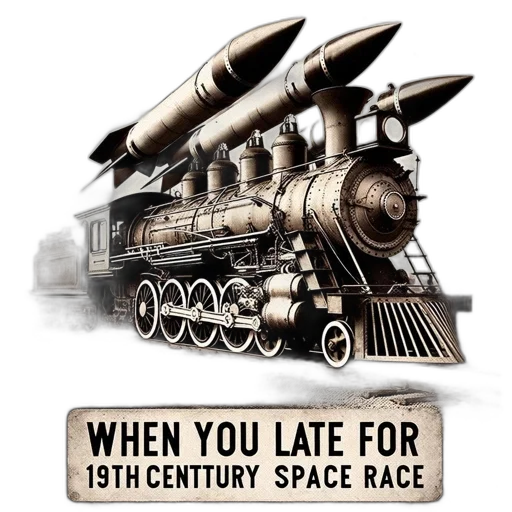 concept art, outer space, vintage, poster transparent PNG cut-out