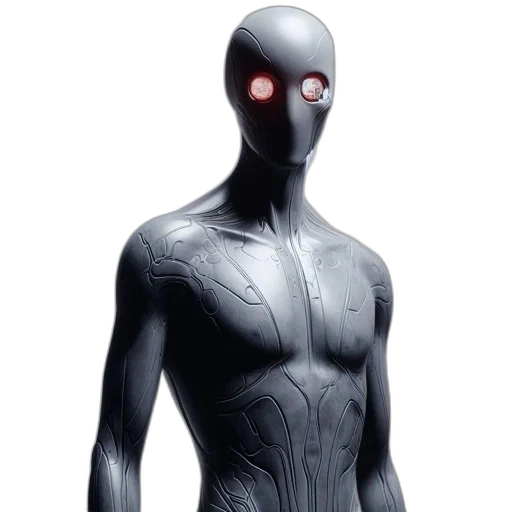 robot, mask, creature, face transparent PNG cut-out