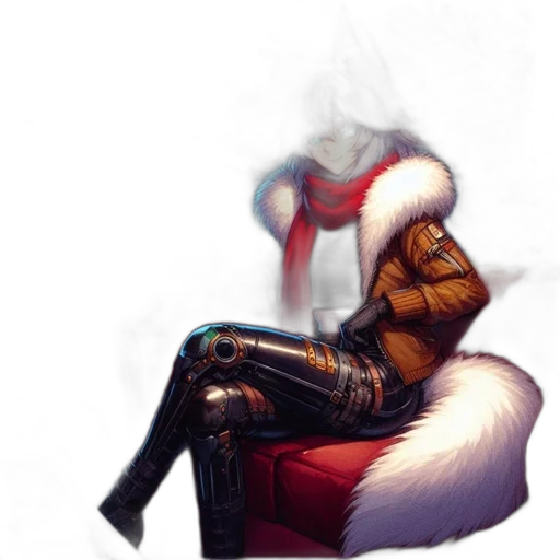 jacket, staff, concept art, fantasy art transparent PNG cut-out