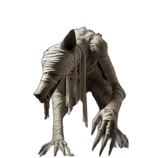 creature, mask, staff, animal transparent PNG cut-out