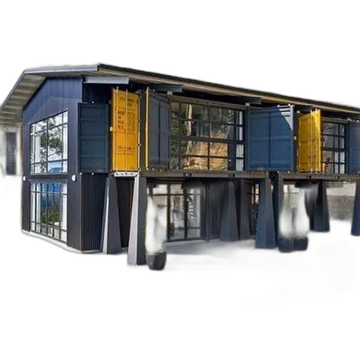building, 3d render, concept art, photorealistic transparent PNG cut-out