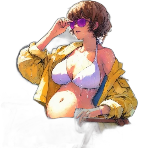 jacket, dress, watercolor, concept art transparent PNG cut-out
