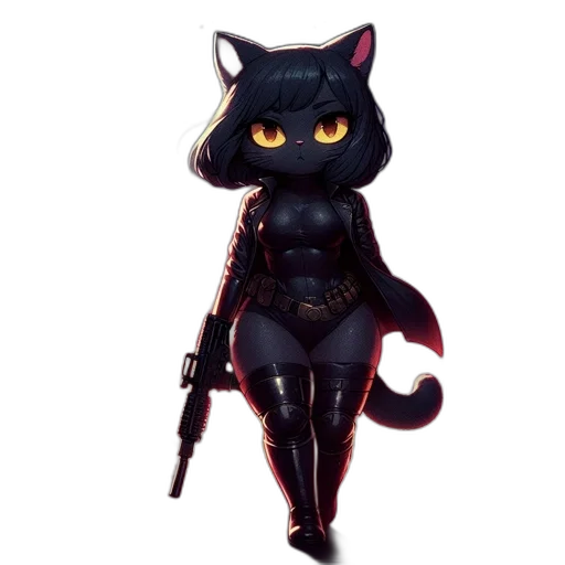 weapon, concept art, pixel art, cyberpunk transparent PNG cut-out