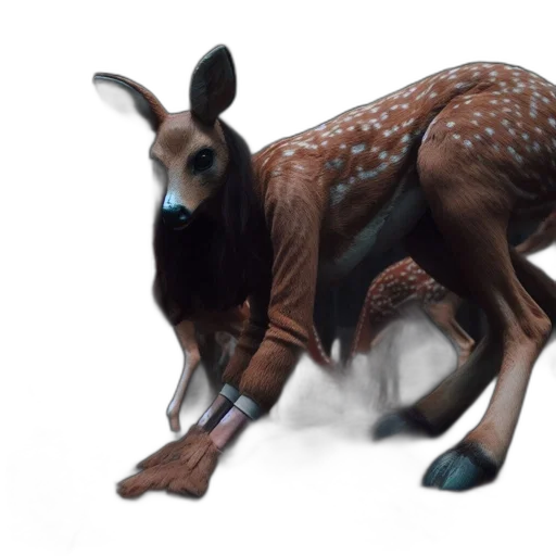 animal, creature, staff, weapon transparent PNG cut-out