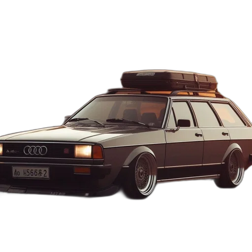 car, photorealistic, concept art, 3d render transparent PNG cut-out
