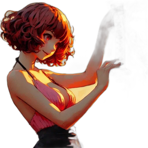 dress, mask, face, staff transparent PNG cut-out