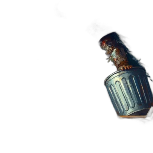 bottle, weapon, robot, crown transparent PNG cut-out