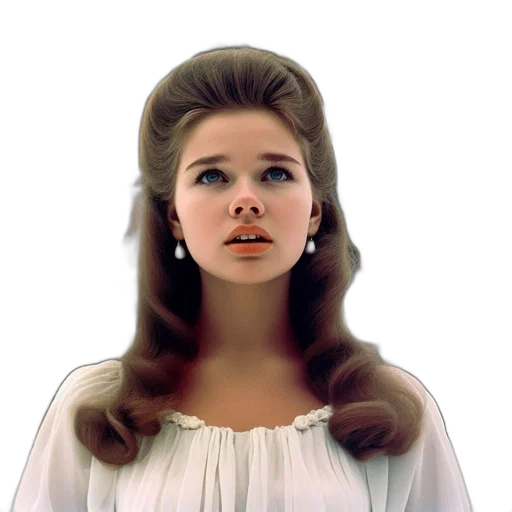 face, hair, crown, dress transparent PNG cut-out