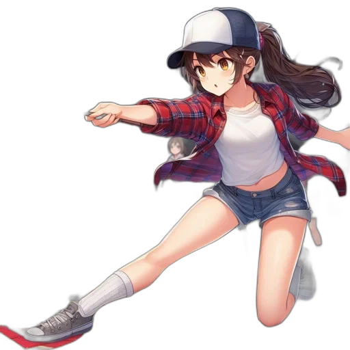 hat, shoes, weapon, jacket transparent PNG cut-out