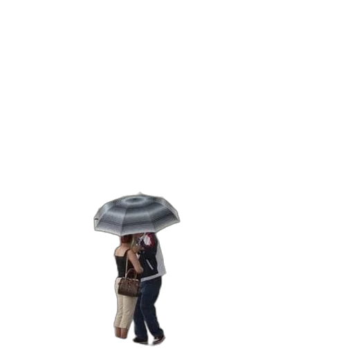 umbrella, hat, jacket, pixel art transparent PNG cut-out