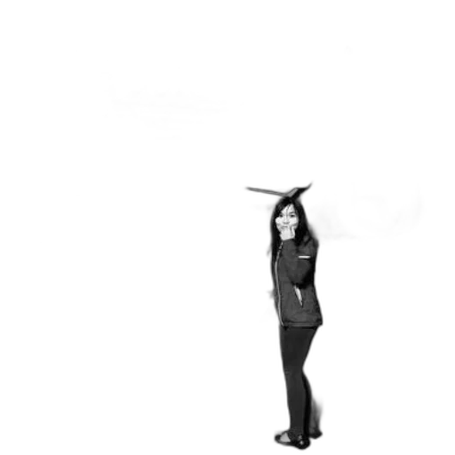 staff, hat, mask, hair transparent PNG cut-out