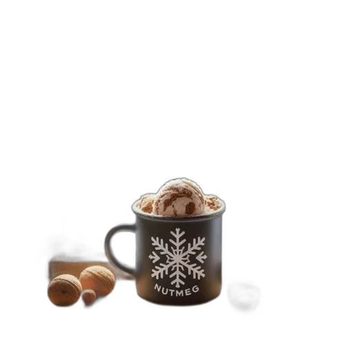 food, 3d render, photorealistic, snow transparent PNG cut-out