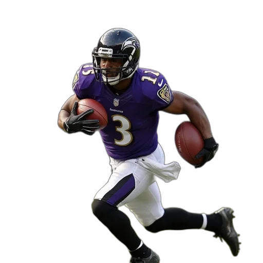 photorealistic, pixel art, 3d render, nfl transparent PNG cut-out