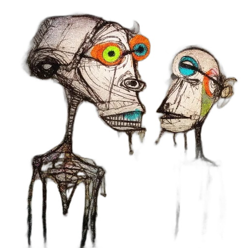 mask, robot, face, creature transparent PNG cut-out