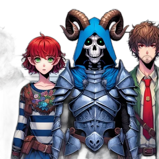 mask, staff, jacket, sword transparent PNG cut-out