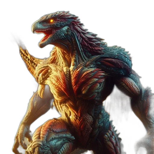 dragon, creature, animal, concept art transparent PNG cut-out