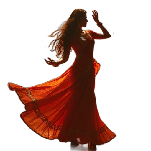 dress, photorealistic, oil painting, concept art transparent PNG cut-out
