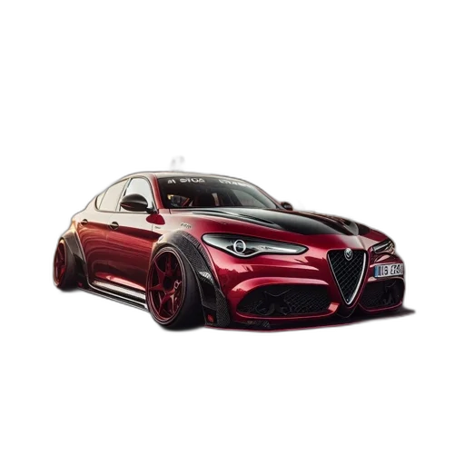 car, photorealistic, 3d render, concept art transparent PNG cut-out