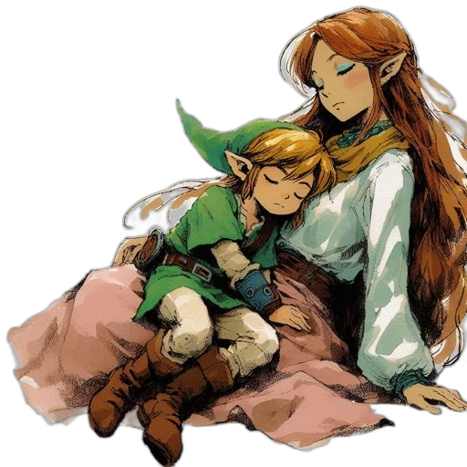 pixel art, watercolor, concept art, fantasy art transparent PNG cut-out