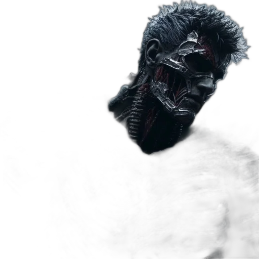 mask, face, creature, hair transparent PNG cut-out
