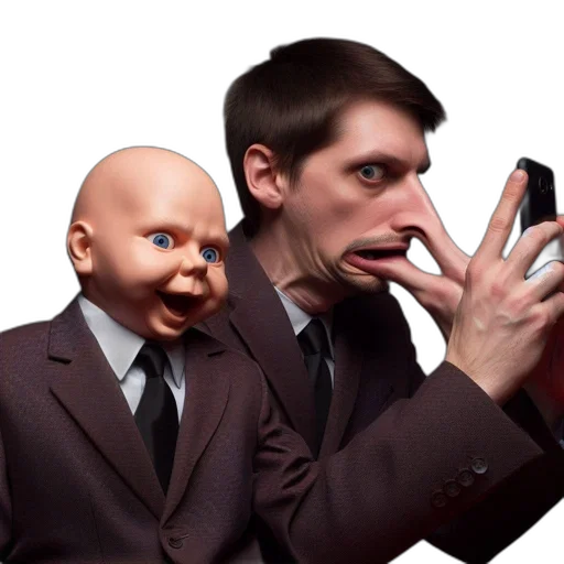 mask, face, creature, concept art transparent PNG cut-out