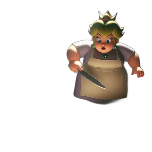 crown, staff, weapon, creature transparent PNG cut-out