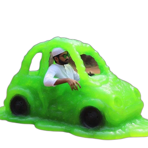 car, hat, creature, animal transparent PNG cut-out