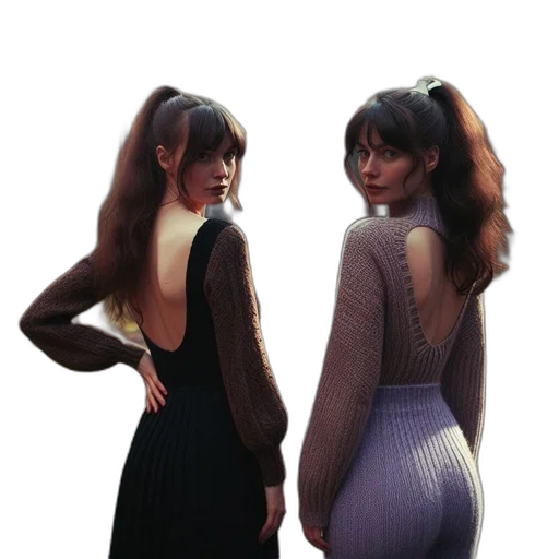 dress, jacket, photorealistic, 3d render transparent PNG cut-out